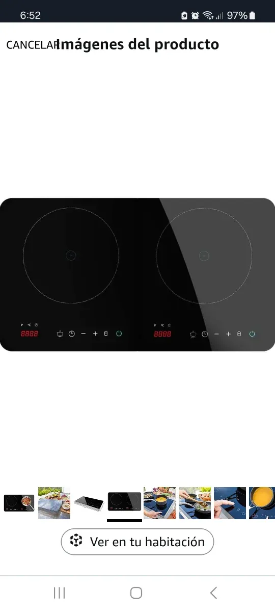 Placa de Inducción Portátil 2 fuegos. NUEVA!