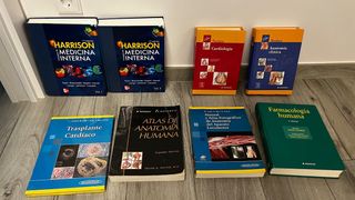 Libros de Medicina Interna Harrison, anatomia....