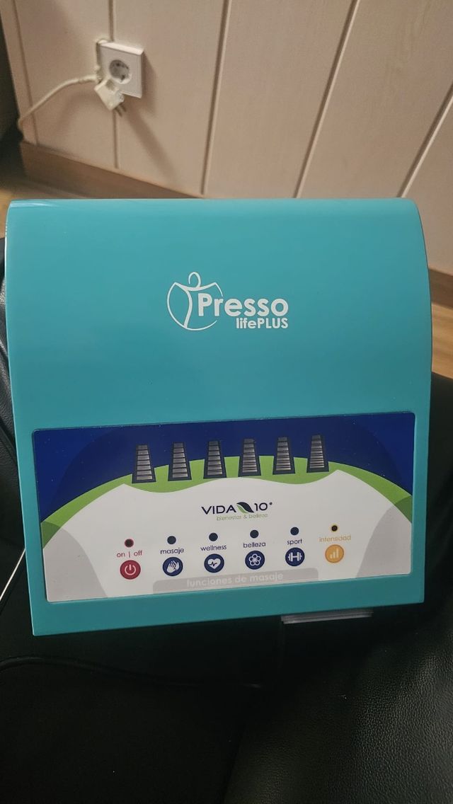 Presoterapia Presso life PLUS a estrenar