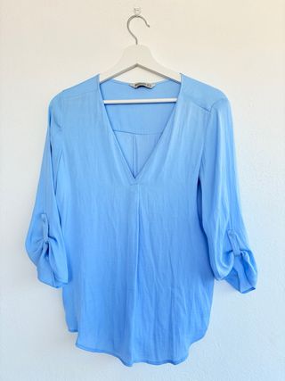 Blusa Sfera Talla M Azul