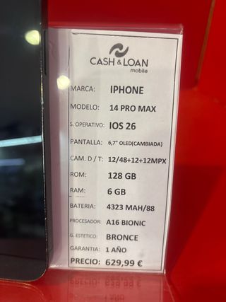 iPhone 14 Pro Max 128GB