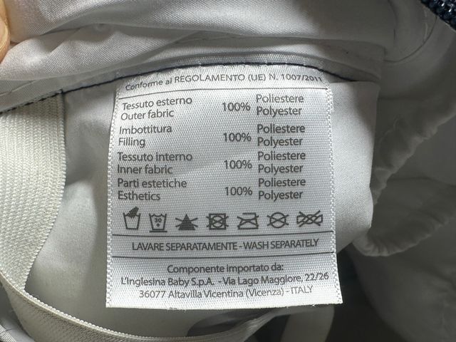 Bolso bandolera carrito Inglesina azul marino