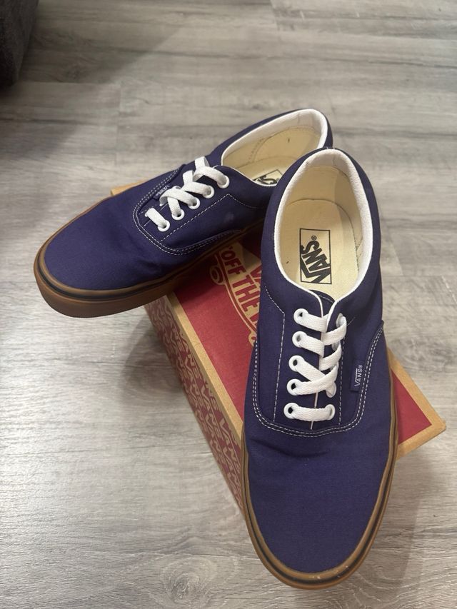 Zapatillas Vans Azules y Marrones