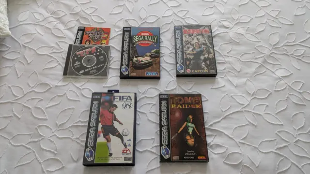 Juegos Sega Saturn: Resident Evil, Tomb Raider..