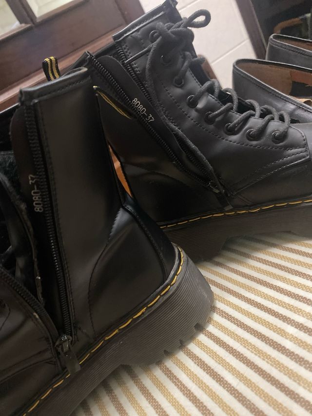 Botas Adolescente Talla 37 Negras