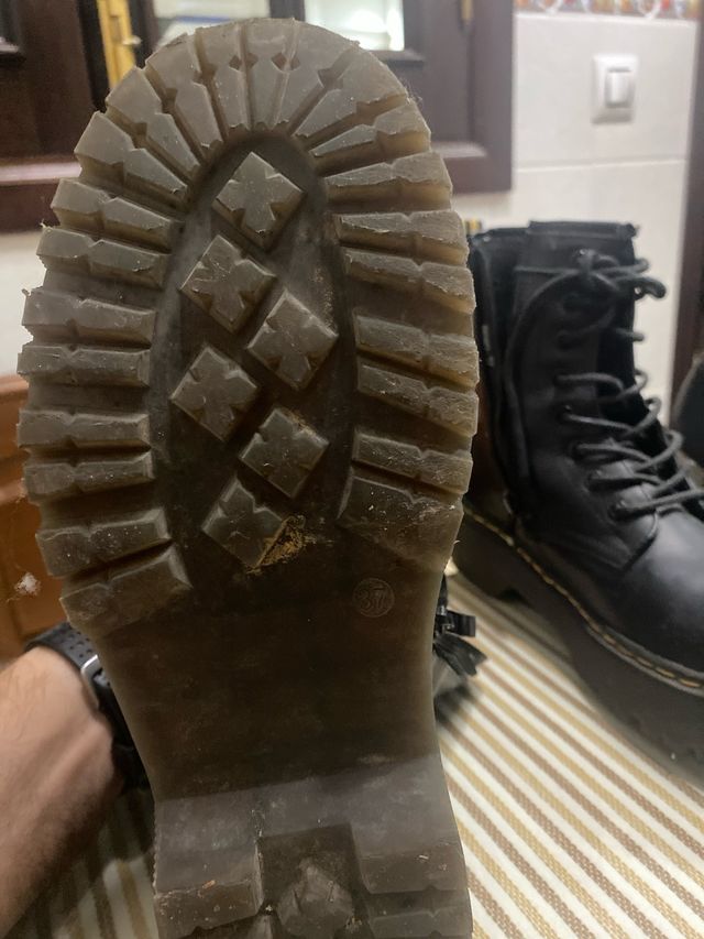 Botas Adolescente Talla 37 Negras