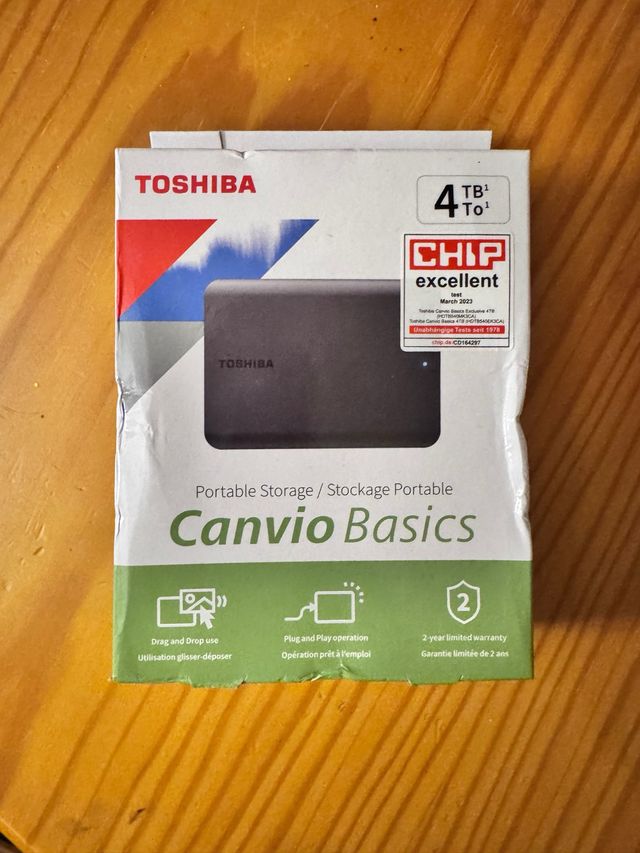 Disco Duro Externo Toshiba Canvio Basics 4TB