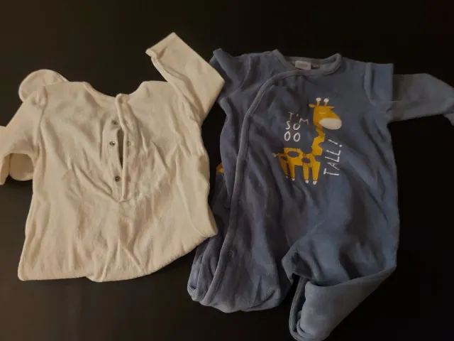 2 Pijamas Cotton Juice Talla 18/24 Meses