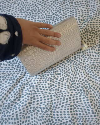 Bolso de fiesta plateado