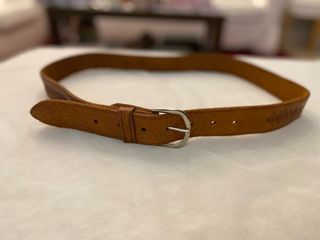Cinturón de piel Mexicana marrón para hombre