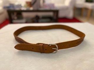 Cinturón de piel Mexicana marrón para hombre