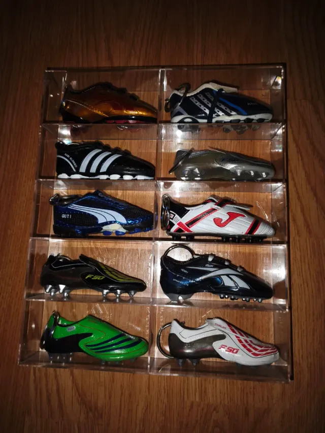 Miniaturas Zapatillas Fútbol Colección