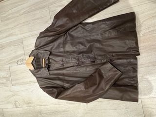 Americana de piel para hombre