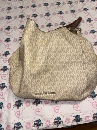 Bolso Michael Kors Beige y Marrón