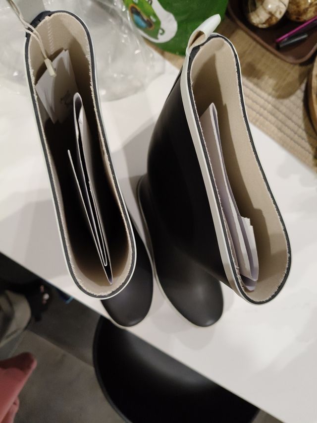 Botas de agua negras