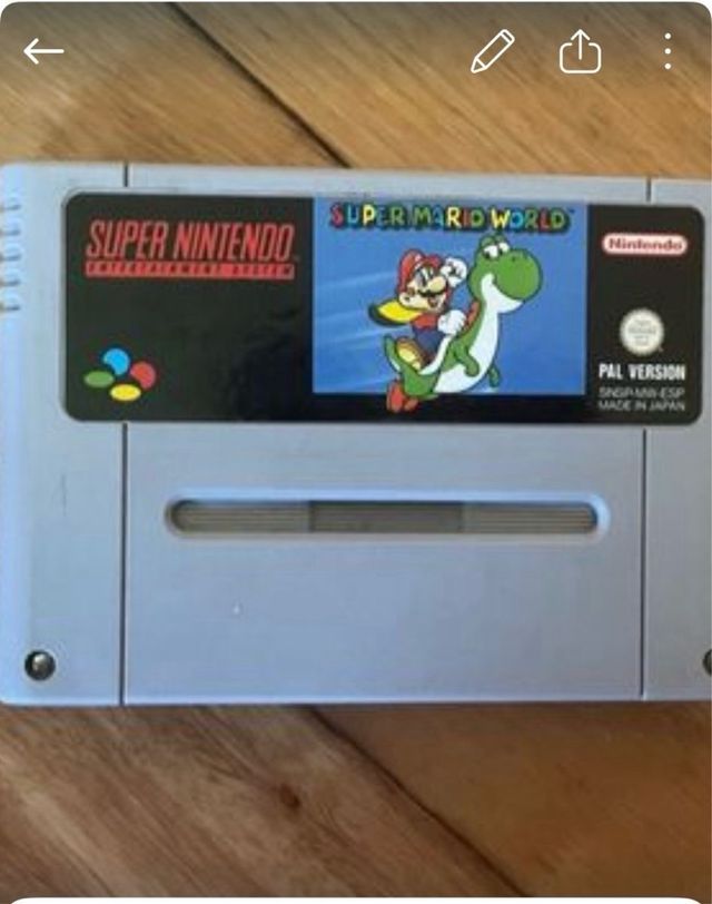 Super Mario World SNES PAL