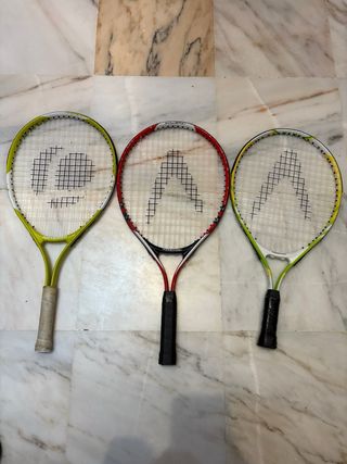 Raquetas Tenis Boomerang y Artengo + Bolas