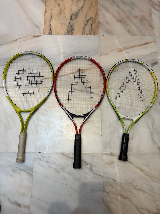 Raquetas Tenis Boomerang y Artengo + Bolas