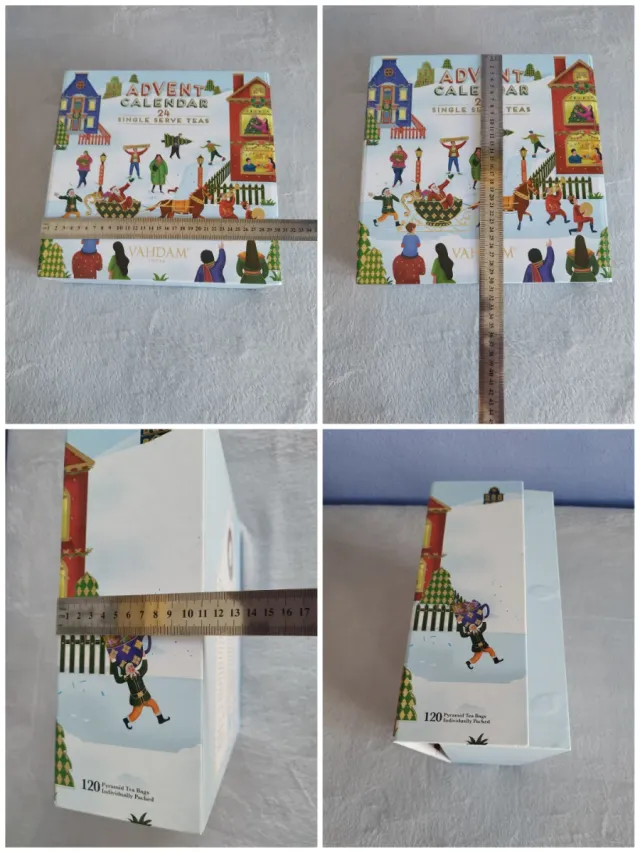 Caja de Adviento Vahdam (vacía).