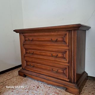 Cassettiera Legno Massello 3 Cassetti