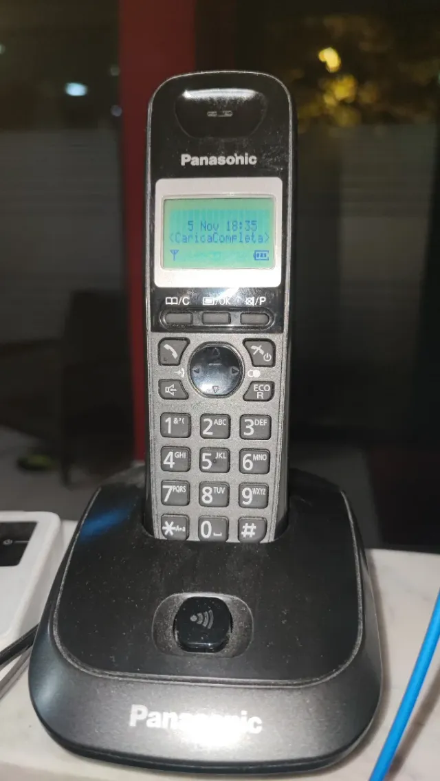 Telefono cordless Panasonic nero