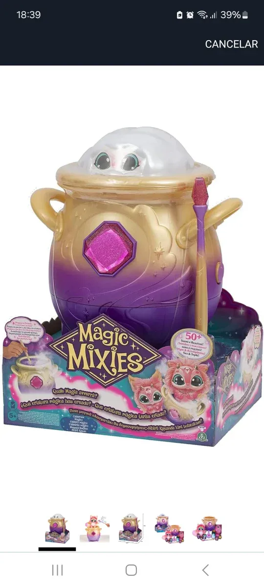 Magic Mixies Caldero Mágico Rosa Nuevo Sin Abrir!