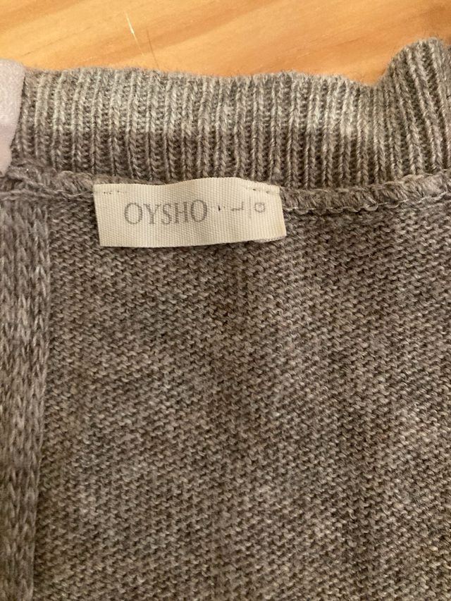 Jersey combinado beige y salmón Talla XL