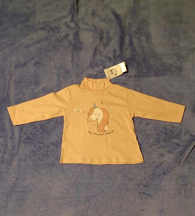 2 T-Shirt Maglioni Girocollo Dolcevita Top Baby