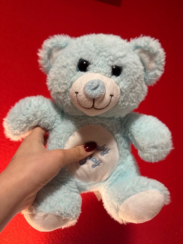 Peluche Oso Azul Suave