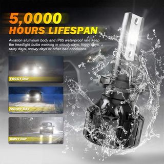 Bombillas LED H7 KATUR 80W 16000LM 6000K