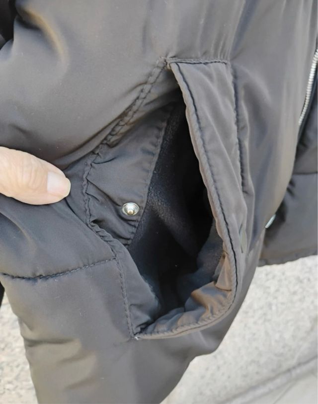 Chaqueta Pull&Bear negra Talla L