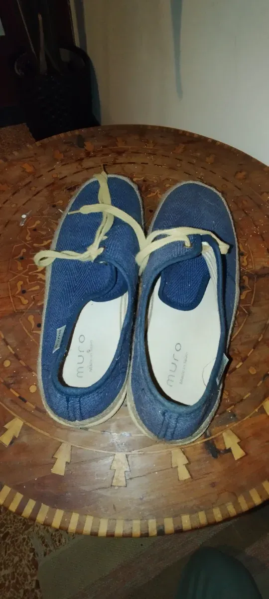 Zapatillas de verano azules