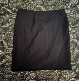 Falda tubo negra vestir