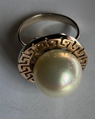 Anello Argento 925 con Oro 9 Carati