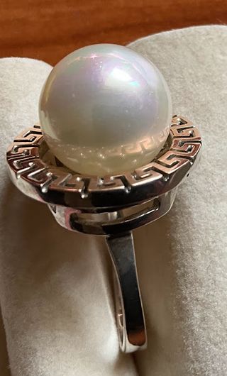 Anello Argento 925 con Oro 9 Carati