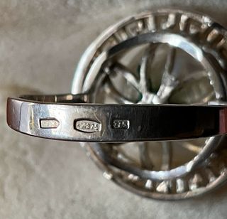 Anello Argento 925 con Oro 9 Carati