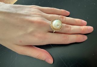 Anello Argento 925 con Oro 9 Carati