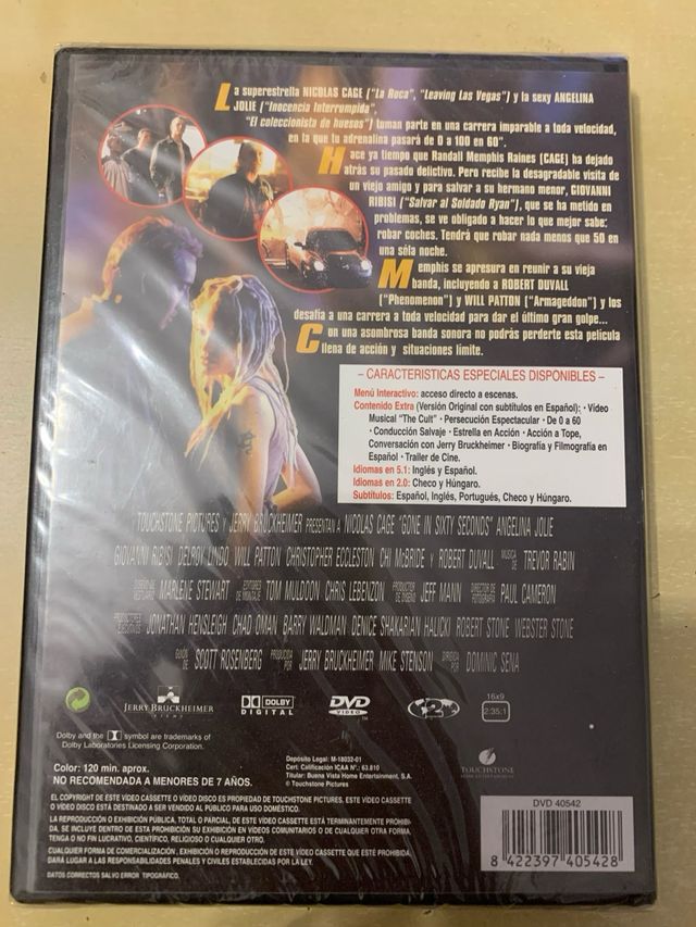 DVD 60 Segundos Nicolas Cage