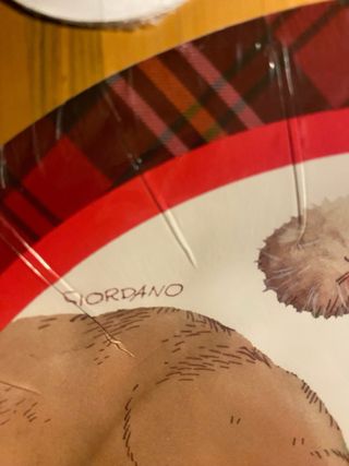 Set 16 piatti carta fondi Natale con Babbo Natale