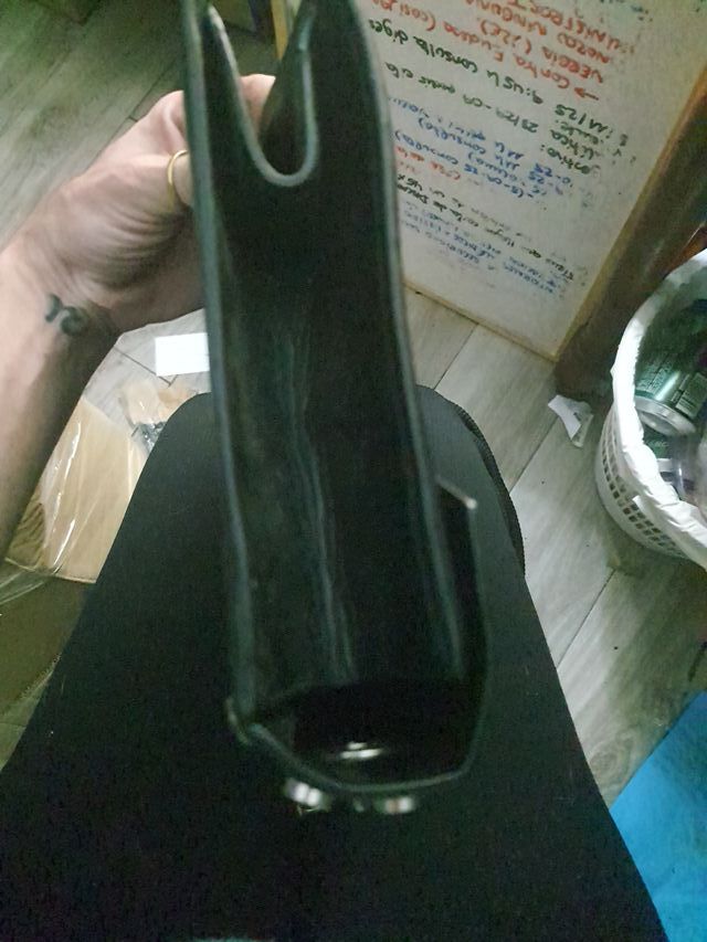 Bolso Zara Negro Tachuelas piel