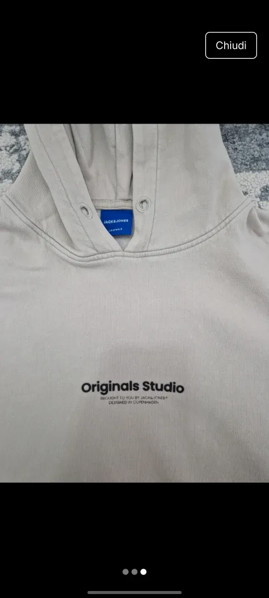 Felpa con cappuccio Jack & Jones beige