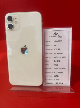 iPhone 11 64GB bianco