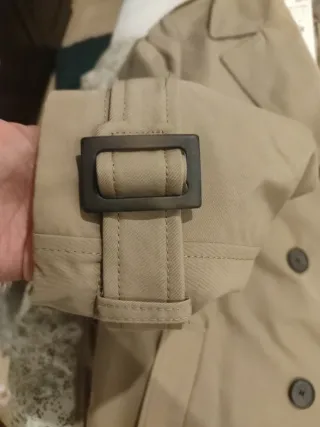 Trench Zara Larga Cinturón (NUEVA CON ETIQUETA)