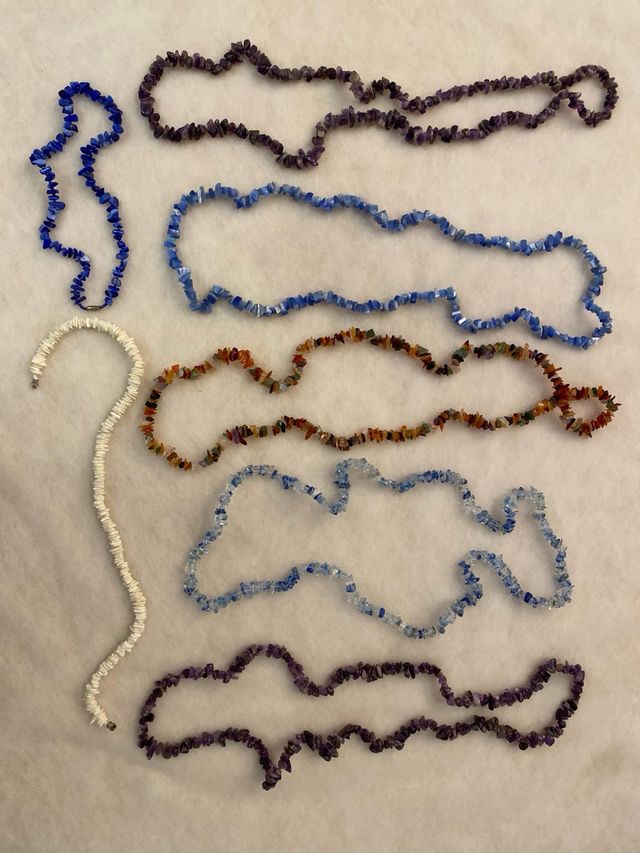 Collares Cuarzo Piedras Naturales Artesanales