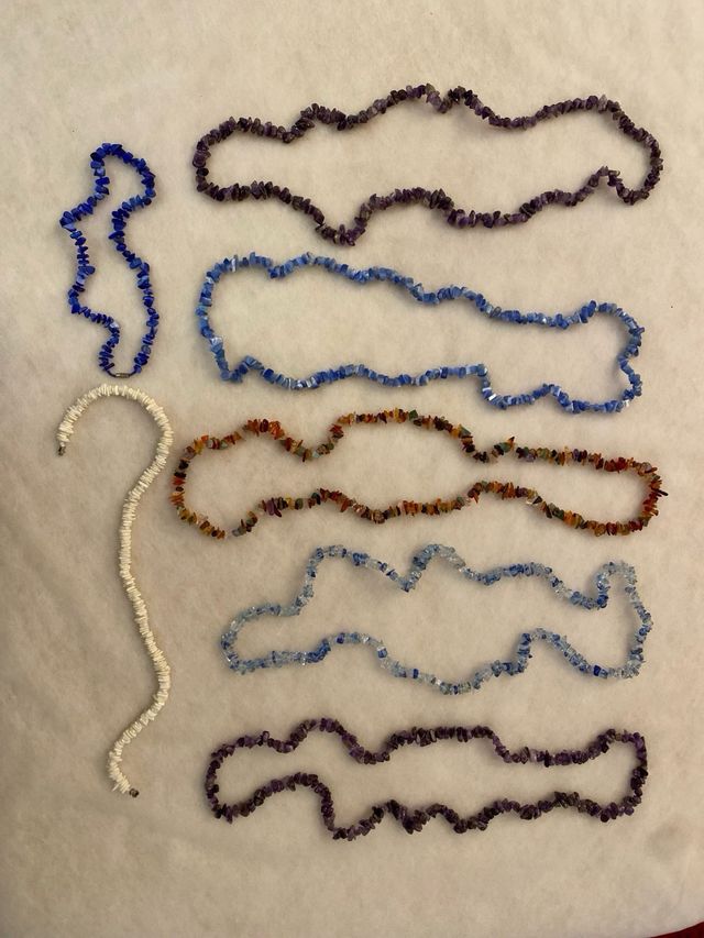 Collares Cuarzo Piedras Naturales Artesanales