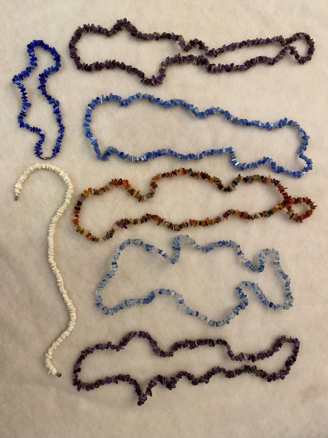 Collares Cuarzo Piedras Naturales Artesanales