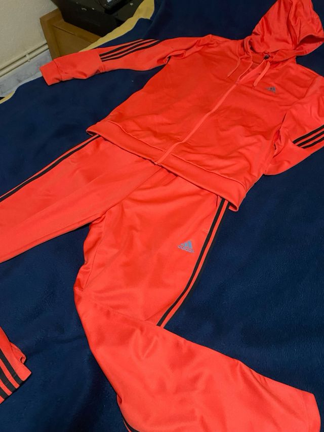 Chándal Adidas Rojo y Negro Talla L