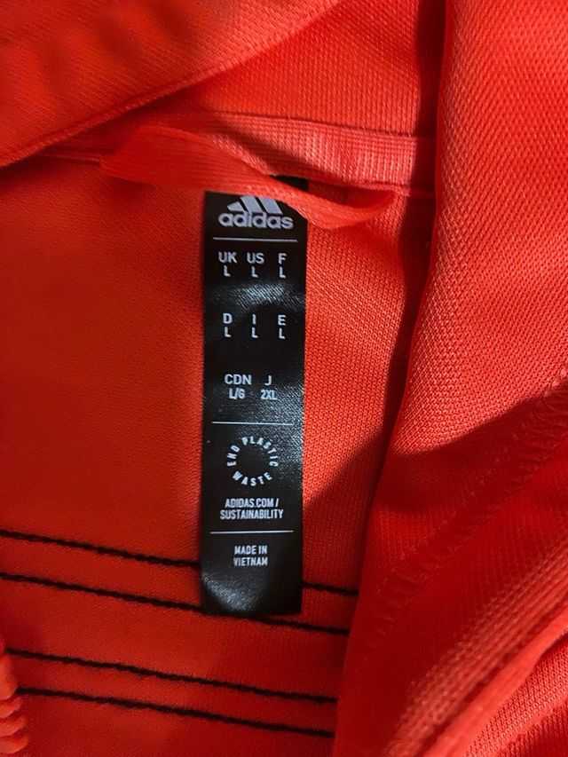 Chándal Adidas Rojo y Negro Talla L