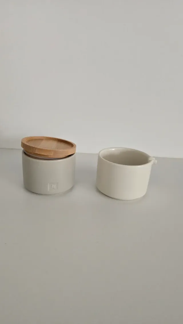 Set Nespresso Barista Ceramica Bambu