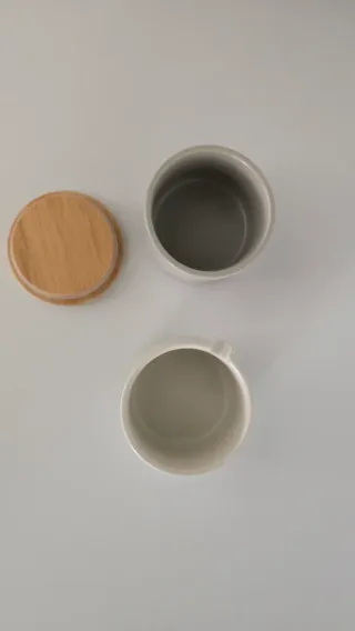 Set Nespresso Barista Ceramica Bambu